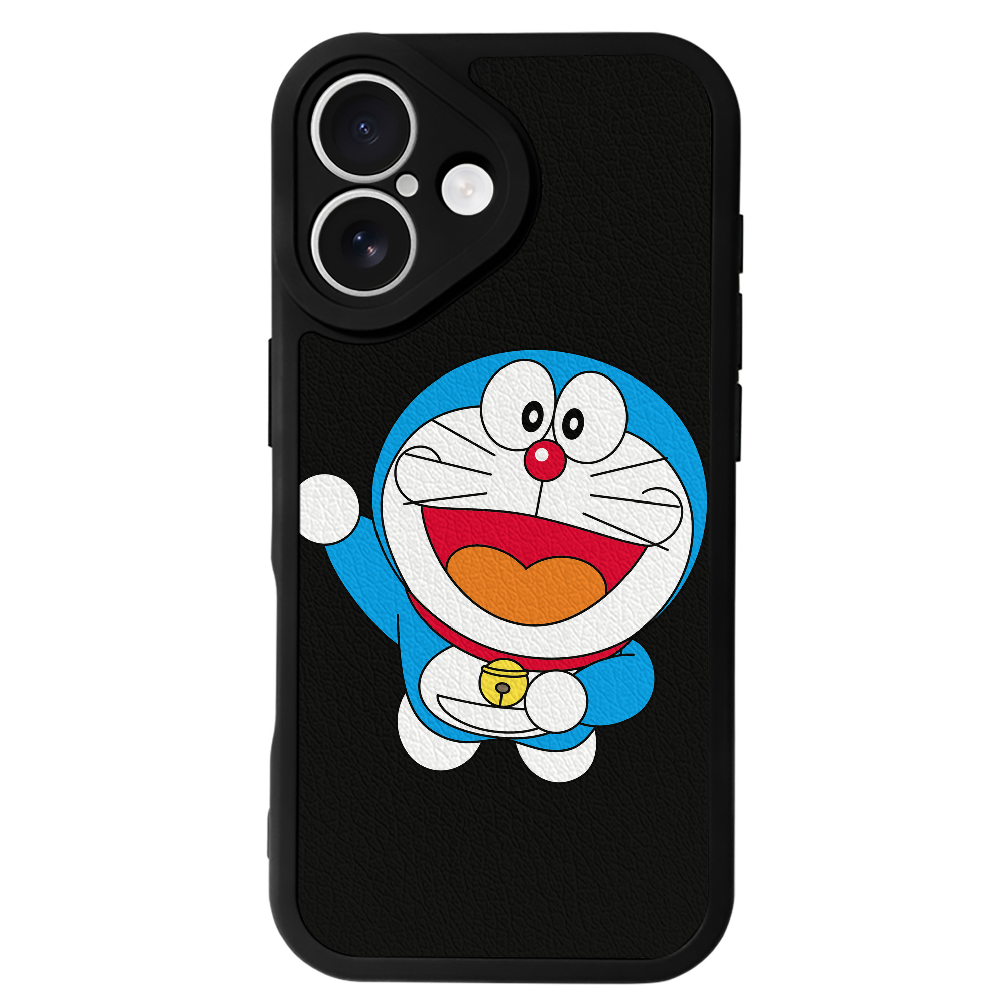 （画像用） ドラえもん Doraemon 【iPhone 16シリーズ対応】シリコンスマホケース（レザー調） 材質：シリコン